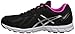 ASICS Women's Gel Frequency 3 Walking Shoe, Black/Silver/Pink, 10 M US