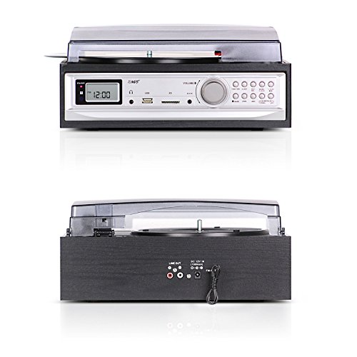 Cassette-Record-Player-with-3-Pack-Diamond-Tip-Needle--Relive-Unforgettable-Memories--Easily-Record-Music-from-VinylCassette-to-MP3-via-USBSD-Card--Plug-Play-with-Built-in-Speakers