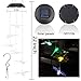 Topspeeder Color Changing Dragonfly Wind Chime Spiral Spinner Wind Mobile Portable Waterproof Outdoor Decorative Romantic Wind Bell Light for Patio Yard Garden Home