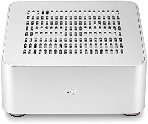 Liseng L80S - Carcasa de Aluminio para Ordenador (Puerto USB 3.0, Puerto Hueco para casis de Juegos y Bricolaje, PC Itx CAS, Color Plateado