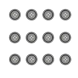 Libiline 100pcs Resin Button Solid Color 4Holes