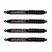 Skyjacker B8523/B8560 Set of Front and Rear Black MAX Shock Absorbers for F100/F250/F350/Land Cruiser 4X4