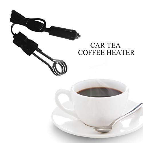 Portable 12V Car Immersion Heater Auto Electric Tea Coffee Water Heater