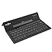 BATTOP Upgrade Foldable Bluetooth Keyboard with Kickstand Universal for iOS Android Windows (Black)