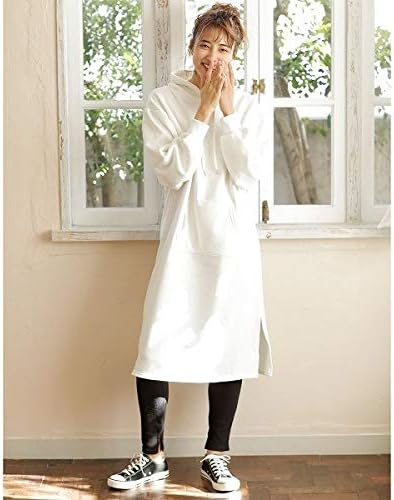 Amazon イング Ingni スウェットパーカーワンピース オフホワイト M ワンピース チュニック 通販