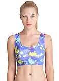 Lttcbro Women's 3D Printed Seamless Bra Activewear Top Wireless Sports Bra Yoga Vest X-Large Multiple-1