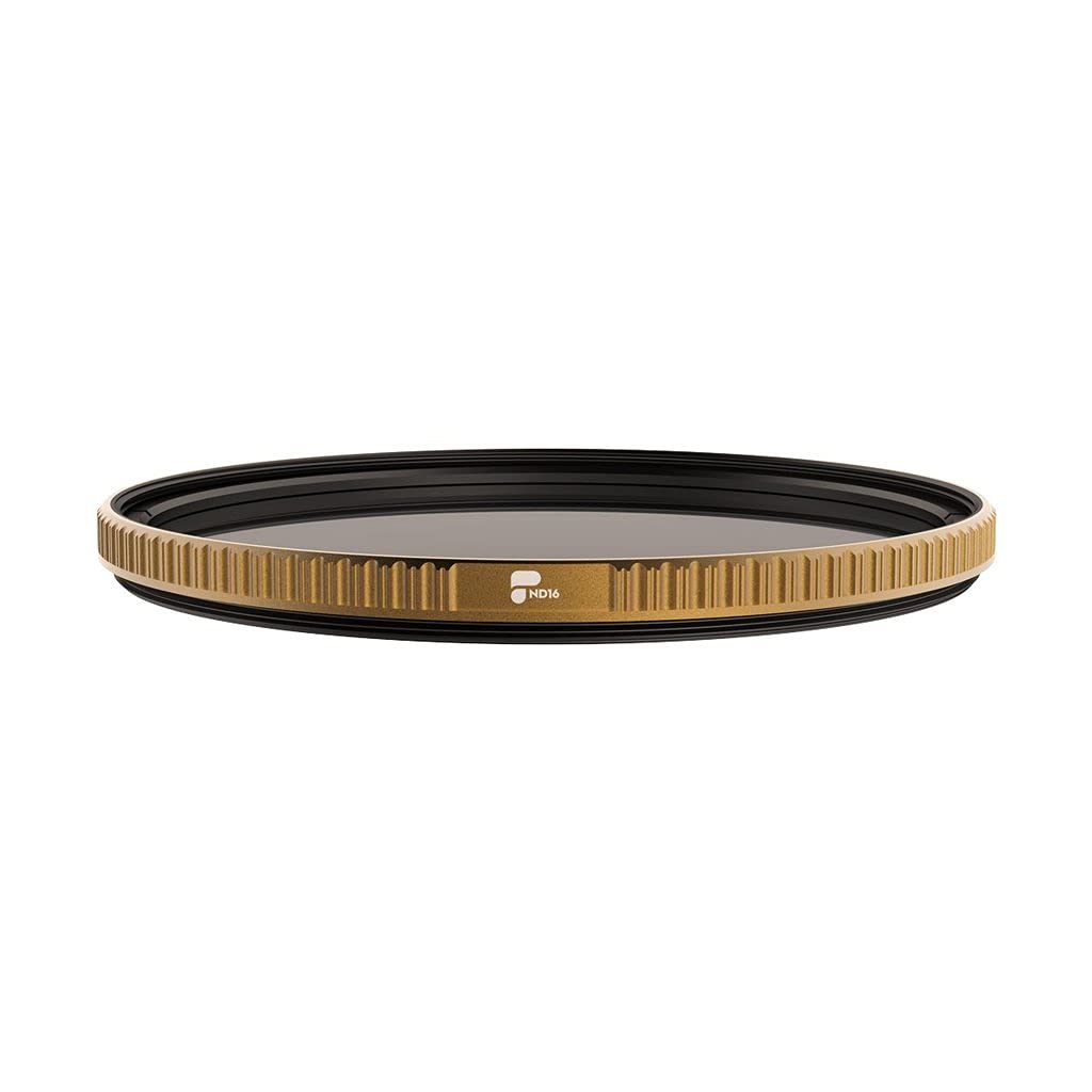 PolarPro - Quartzline - Neutral Density - ND16-82 mm - Perfect Color Neutrality - Brass Frame - Anti-scratch/anti-oil/hydrophobic coatings - Cinema Series