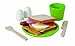 PlanToys Breakfast Menu Pretend Play Food Set (3602) | Sustainably Made from Rubberwood and Non-Toxic Paints and Dyes | Eco-Friendly PlanWood