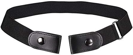 No Buckle Stretch Belt For Women/Men Elastic Belt, Buckle-Free Invisible Belt