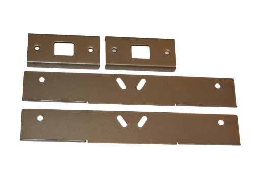 Door Armor MAX – Complete Door Reinforcement Set For Jamb, Frame, Strike Plate — DIY Home Door Security – Satin Nickel