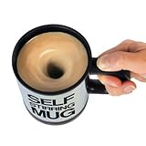 Towallmark Self Stirring Mug Office Coffee Tea Cup Mix Mixing Stir Gag Gift