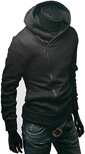 Men's Oblique Zipper Jacket Cosplay Costumes Hoodie II Coat