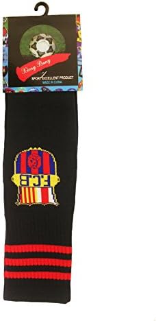 FC BARCELONA FIFA Logo Soccer World Cup Socks .. Kid's Size Ages 6 - 10 Yrs .. New