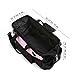 16-inch Tool Bag - Pink Lady Tool Organizer, Wide Mouth Open Tote, Multiple Pockets with Adjustable Shoulder Strap