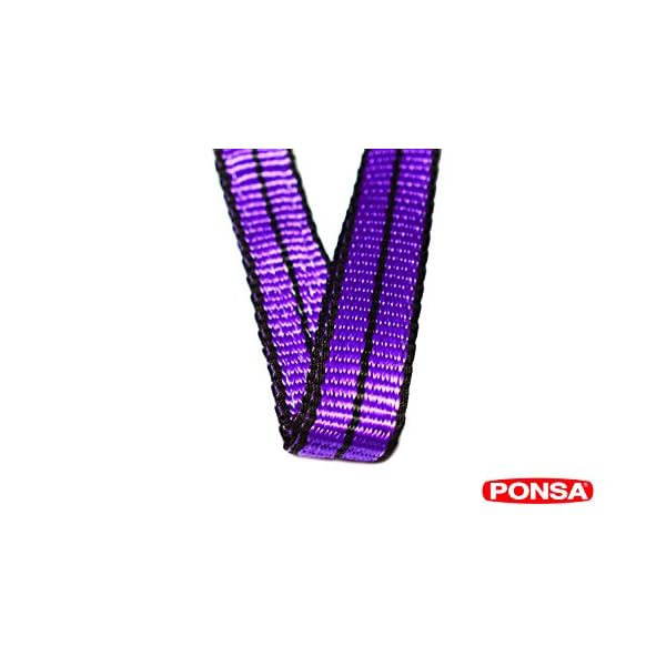 PONSA Hebeband aus Polyester mit PONSAGARD â Abrieb- und Schnittschutz, 2 Tonnen Tragkraft, 4 Meter LÃ¤nge, violett â Sicheres Heben â EN 1492-1 Zertifiziert – Bild 4