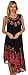 Sakkas 40SE Sundari Caftan Tank Dress / Cover Up - Black / Pink - One Size