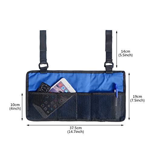 MXCELL Wheelchair Bag Travel Storage Tote Backpack Accessory Pouch Cover Underseat Bag for Your Mobility Devices, Fits Most Scooters, Walkers, Rollators - Manual, Powered or Electric Wheelchairs - Thumbnail 2