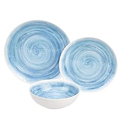 Amazon Basics 12-Piece Melamine Dinnerware Set