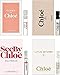 Lot of 4 Roses De Chloe, See By Chloe, L'eau De Chloe EDP Spray Sample Vial .04 Oz Each