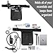 Nurse Fanny Pack with Stethoscope Holder - Multi-compartment Nurse Fanny Pack for Women and Men, Nurse Pouch Belt Bag Extended Strap, Medical Fanny Pack Nurse Pocket Organizer Waist Bag (Black)