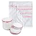 Sumnacon 8-Piece Zippered Mesh Washing Laundry Bags (1 Extra Large Wash Bag, 1 Large Wash Bag, 1 Medium Wash Bag, 1 Small Wash Bag, 1 Mini Wash Bag and 3 Bra Wash Bag)