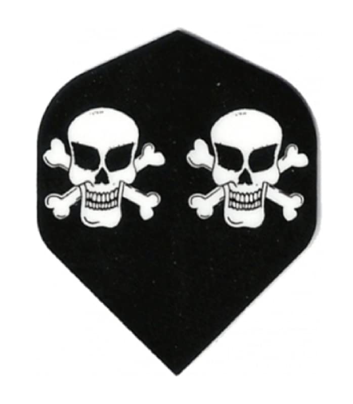 US Darts - 5 Sets (15 Flights) Skulls, Skull and Crossbones, Pirate Standard Dart Flights
