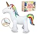 Rainbow Lemon Giant Inflatable Unicorn Sprinkler