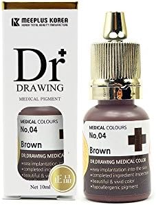 MEEPLUS KOREA Dr. Drawing Liquid Type Pigment for Machine- Brown