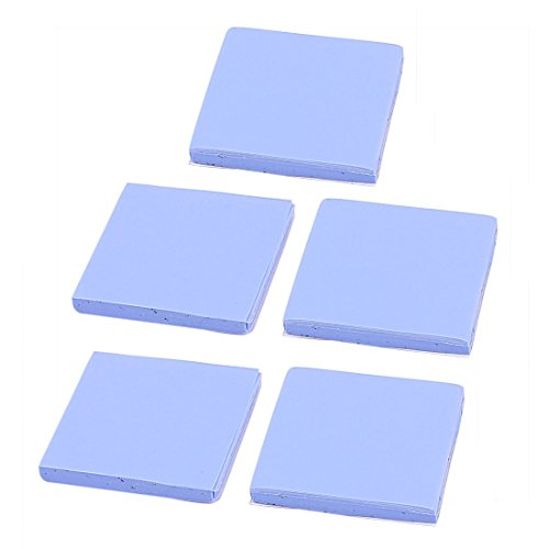 uxcell 5 Pcs Thermal Pad GPU CPU Heatsink Conductive Silicone 30mmx30mmx2mm