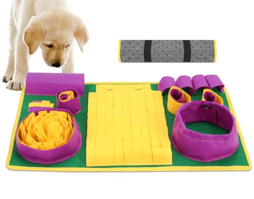 Almofadas de Farejamento para Animais de Estimação, Enriquecimento Ambiental Cães, Comedouro Lento para Cães, Brinquedo Interativo para Cães