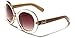 Giselle Retro 80s Round Frame Women's Fashion Sunglasses