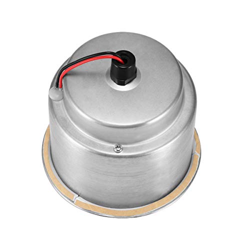 Powstro LED Light Drink Holder, 8 LED Recessed Stainless Steel Cup Drink Holder Cup Shape for Car Marine Boat