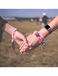 ADWLOF - Correa deportiva de malla de acero inoxidable con cierre magnético para iWatch Series 1, 2, 3, 4, 1.496 in, 1.575 in, 1.654 in, 1.732 in