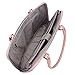 CoolBell 15.6 Inch Laptop Tote Bag Women Handbag Nylon Briefcase Classic Shoulder Bag For Laptop/Ultra-book/Macbook/Tablet / (Black) (15.6 Inches, Rose Gold)
