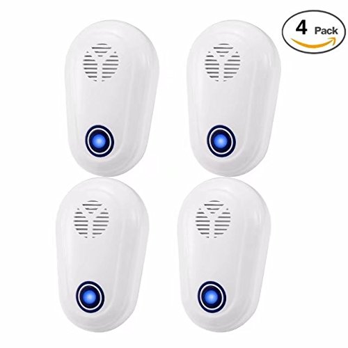 MAZU Pest Control Ultrasonic Repeller, Home Pest Reject - Electronic Insects & Rodents Repellent for Mosquito, Mouse, Cockroaches,Rats,Bug, Spider, Ant, Flies-Safe, non-toxic efficient (4 Pack) R10C - Thumbnail 6