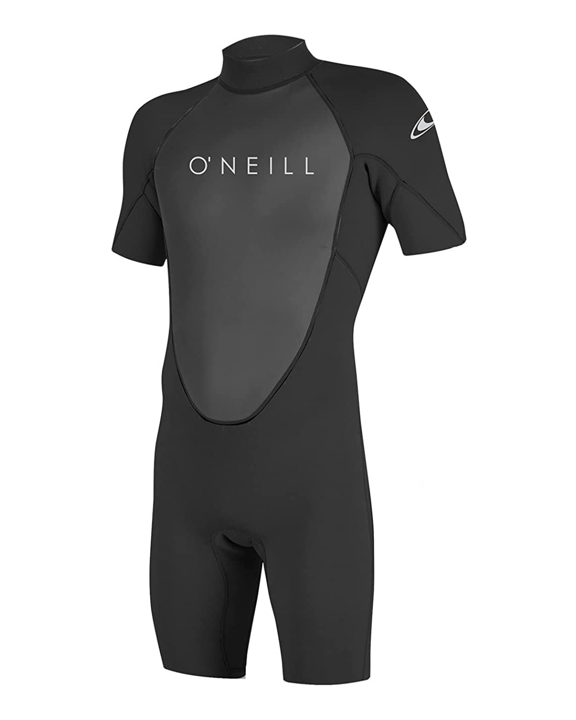 Photo 1 of O'Neill Men's Reactor-2 2mm Back Zip Short Sleeve Spring Wetsuit, Black/Black, L