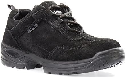 Men Athletic Style Safety Shoes with Steel Toe | Light Duty, Anti-Static, Shock Absorbent Work Shoe | Slip Resistant &amp; Breathable &amp; Comfortable Construction Footwear with Moisture Wicking Lining
