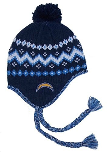 Los Angeles Chargers Tassel Pom Beanie 