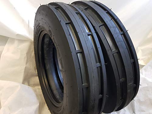 TWO 550X16,550-16,5.50X16 DEERE FORD Six Ply 3 Rib Tractor Tires w/Tubes