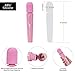Pure Love 9” Silicone Vibrating Wand and Personal Massager, Pink Color, Adult Sex Toy, Body Massager