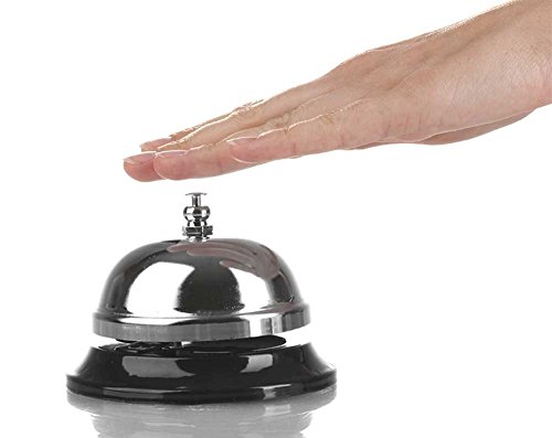 Daycount Hotel Counter Reception Restaurant Bar Canteen Call Bell Serve Caller Non-Slip Base Design Office Kitchen Supplies 2.36'' - Thumbnail 5