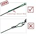 Unclesport 30 PCS Stainless Steel Fishing Wire Leader Line,19.68