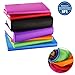 ORASANT 7-Pack Premium Colorful Book Covers For Hardcover Textbooks With Colorful Labels, Stretchy Up To 9