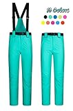 ELETOP Women's Snow Pants Outdoor Waterproof Windproof Ski Pants Warm Insulated Snowboard Pants 10 Colors