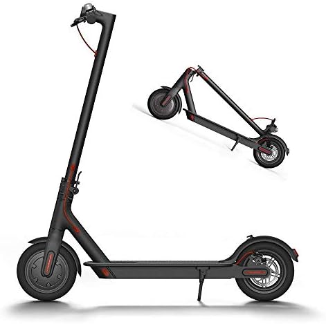 Mile Intelligent Electric Scooter -Top Version-(APP Riding Monitoring)-8.5" Wear Resistant Tires/Up to 15.5 MPH & 18.6mi Long-Range Battery, Ultralight and Foldable Adult Electric Scooter