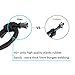 GROWNEER 4'x6' Bungee Cargo Net Heavy Duty Truck Bed Net Stretches to 8'x12'' Bungee Cord Tie-Down Net for Rooftop Cargo Carrier with 20 Hooks Small 5