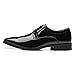 Faranzi Tuxedo Oxford Patent Leather Plain Toe Wedding Dress Shoes for Men Lace up Comfortable Formal Business Shoes