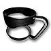 30 oz Tumbler Handle with Secure Travel Clip, Black