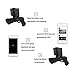 FOURPLUSONE AR Game Gun Bluetooth, Augmented Reality Portable Gun with 3D 360° AR Games Controller for iPhone Android Smart Phones (Black)