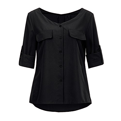 image for HimTak New Women's Casual Solid Color Long-Sleeved Casual Bottoming t-